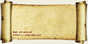 Una Bojanović vizit kartica